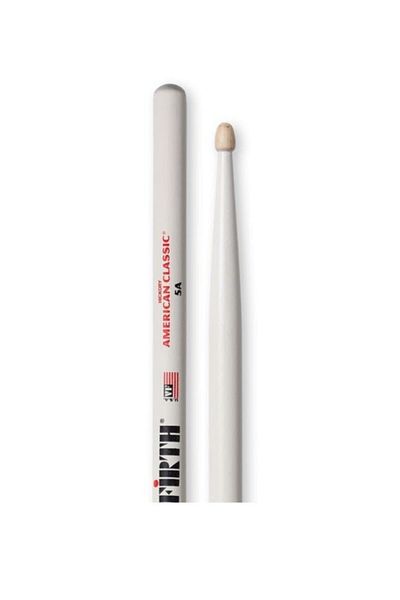 VIC FIRTH 5AW - أمريكان كلاسيك 5A باجيت أبيض