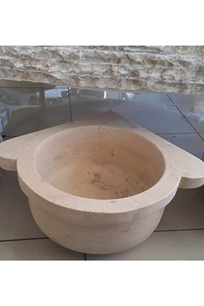 MYM Mermer Yapı Market Tasarım Traverten Düz Köşe Kurna