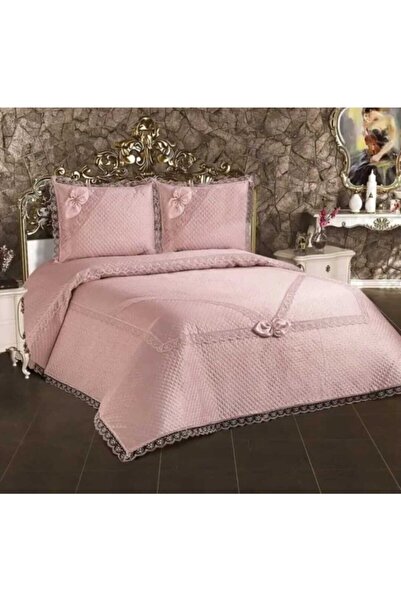 Alfima طقم مفرش سرير مزدوج مبطن برباط فرنسي