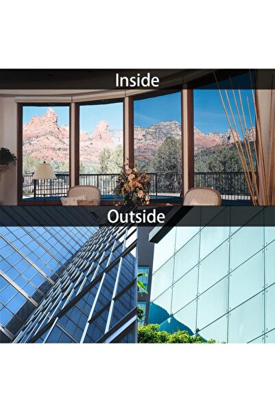 NewVario Aynalı Cam Filmi Amerikan Çizilmez 90 CM X 4 METRE