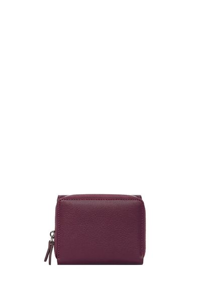 CENGİZ PAKEL Genuine Leather Women's Portfolio - Wallet 65210-Plum