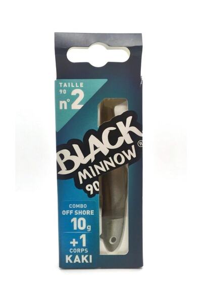Fiish Black Minnow 90 N:2 Combo Offshore 10g Kaki