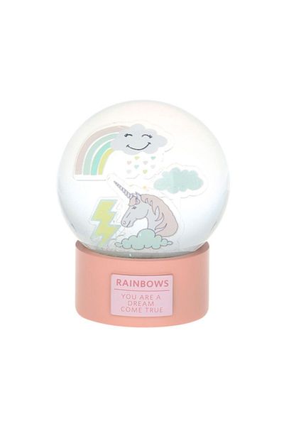 Pyrus Snow Globe Unicorn 80mm