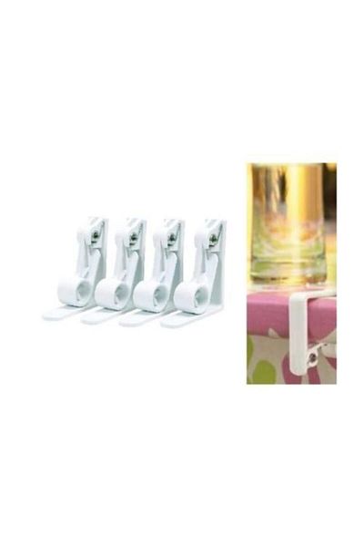 intoku 8 Mese din plastic alb - zăvor cu arc