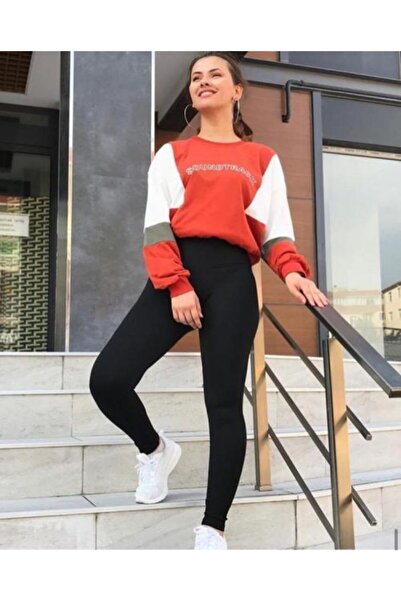 MODA AYZA Ženske crne široke čelične tajice Kaiš