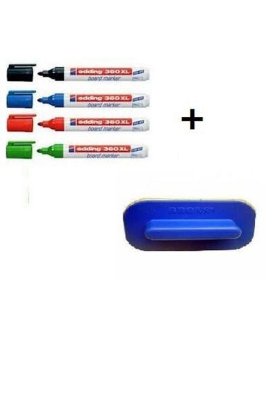 Edding Wooden Pen 4 Mixed Colors And Eraser