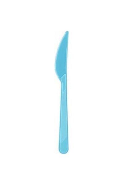 hediyehobihersey Set of 25 Blue Plastic Knives