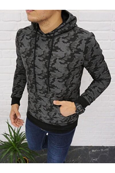 DYNAMO Erkek Pamuklu Sweatshirt 6561 Antrasit