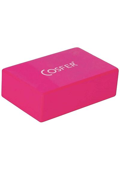 Cosfer Pink Yoga Block CSF-57M