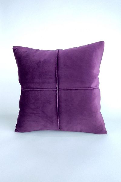 Mrs.Gugar Purple Throw Pillow Cover