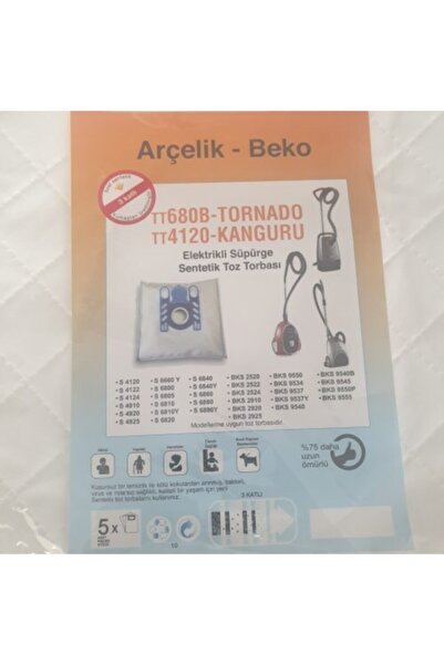 Arçelik Sac pentru aspirator compatibil cu Tornada și Kangaroo