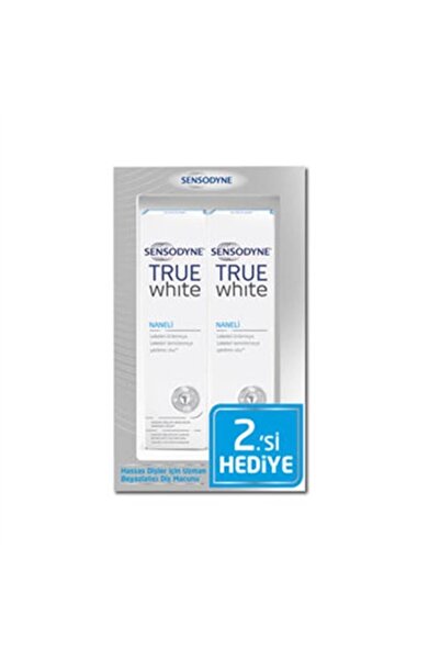 Sensodyne True White Diş Macunu Naneli 2li 75ml+75ml Mint