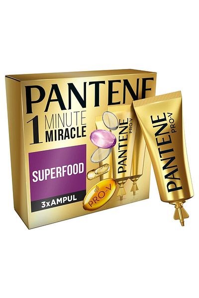 Pantene Superfood Ampoule - Miracle in 1 Minute 3x15ml
