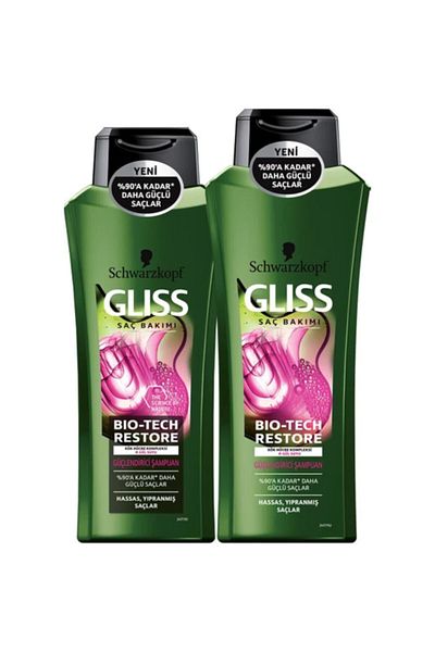Gliss Bio-Tech Restore 500 ml and 360 ml Shampoo
