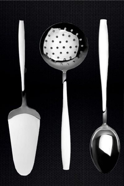 Nehir Steel Sahara 3-Piece Service Set