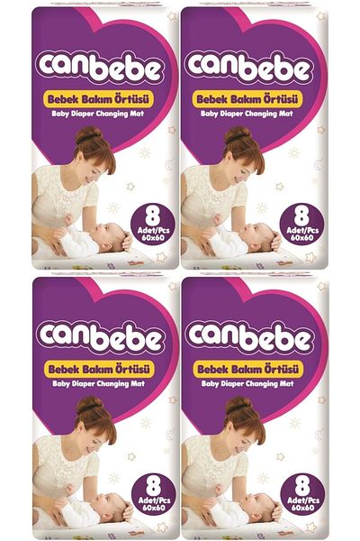 Canbebe Baby Care Cover Bottom Opening 32 Pieces (4pk*8)