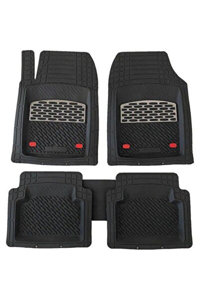 SAFİR Mercedes 210 Paspas Derin Havuzlu Krom Karbon (üniversal kesmeli)