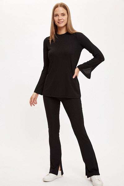DeFacto Regular Fit Long Sleeve Basic T-Shirt