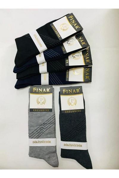 Pınar Мъжки безшевни памучни чорапи, 12 броя