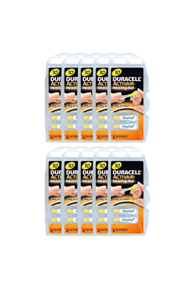 Duracell Activair 10 Numara Pil 10'lu Paket Seti