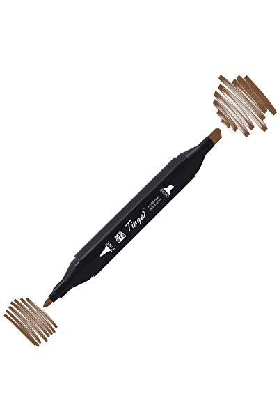 Tinge Twin Çift Uçlu Marker Kalemi Br102 Raw Umber