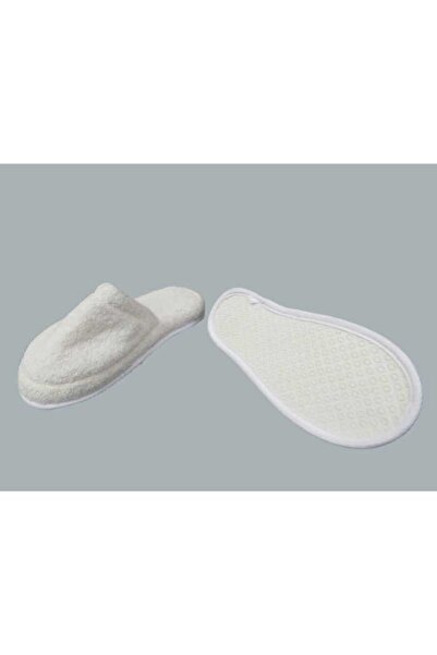 Azebu White Plain Maternity Slippers Empty
