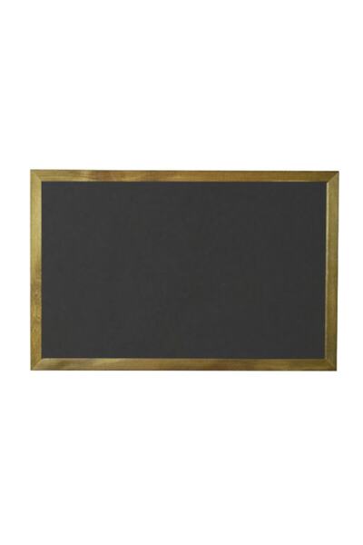 Vivekka 50x70 Duvara Monte Ahşap Çerçeve Laminat Kara Yazı Tahtası