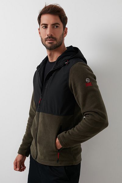 Buratti Hooded Stand-Up Collar Hooded Slim Fit Sweatshirt Men's SWEAT 5655268