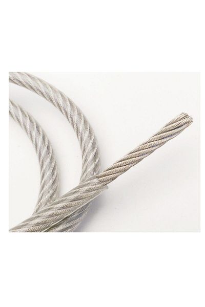 adelinspor 4 Mm PVC Coated Steel Rope (Insulated, Inner 3 Mm) 20 M