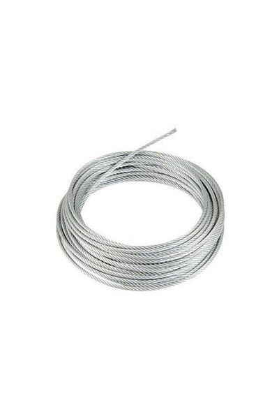 adelinspor 4 Mm PVC Coated Steel Rope (Insulated, Inner 3 Mm) 20 M