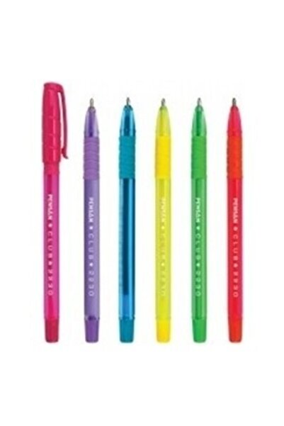 Pensan Tükenmez Kalem My-clup Ball Point Pen 1.0mm Pembe 36lı