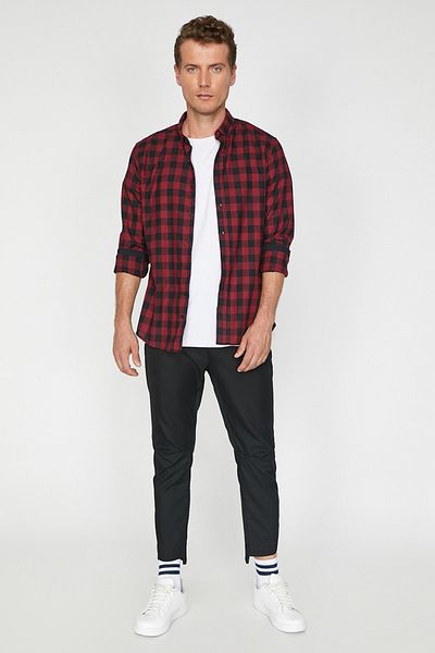 Koton Férfi piros kockás ing 0KAM61548LW