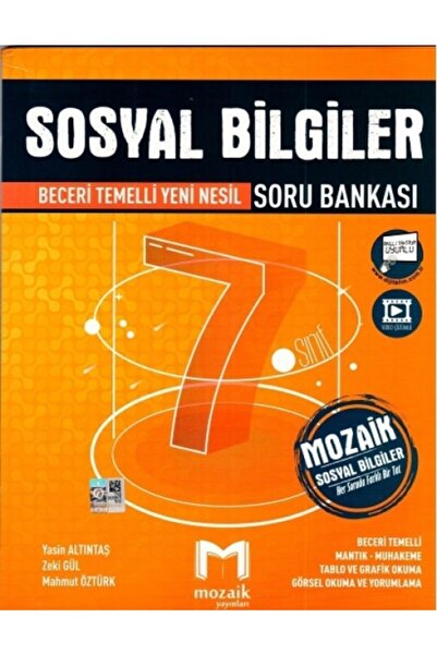 Mozaik Yayınları 7. Sınıf Sosyal Bilgiler Soru Bankası 2021