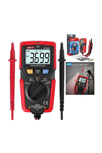 Unit Ut 125c مقياس رقمي متعدد الحجم للجيب