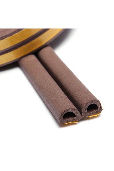 Linex Door and Window Insulation Tape / Wick 5 Meters X2 (10 Meters) Brown Bondit