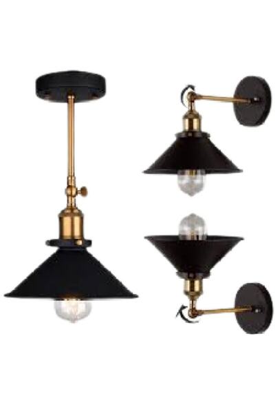 Genel Markalar S Retro Aplik Ve Tavan Lambası Hareketli Başlık Tek Fiyatıdır