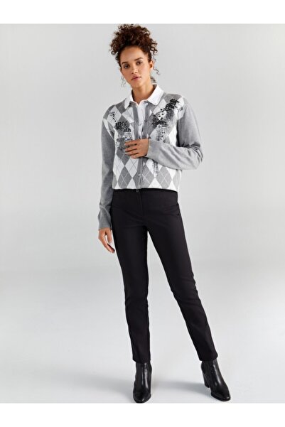 Faik Sönmez Women's Slim Fit Classic Trousers