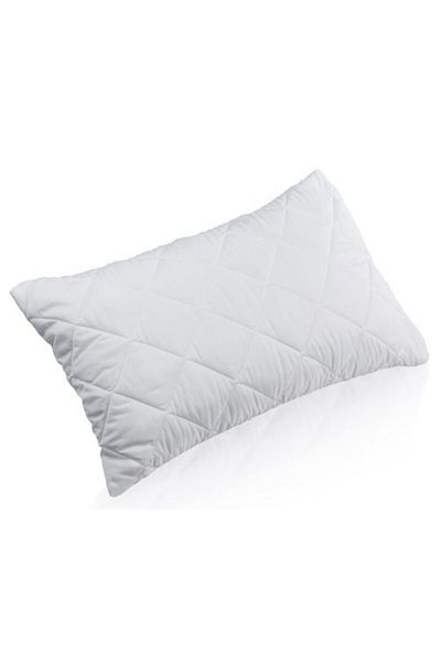 Soft Colours Protector de pernă matlasat cu fermoar alb