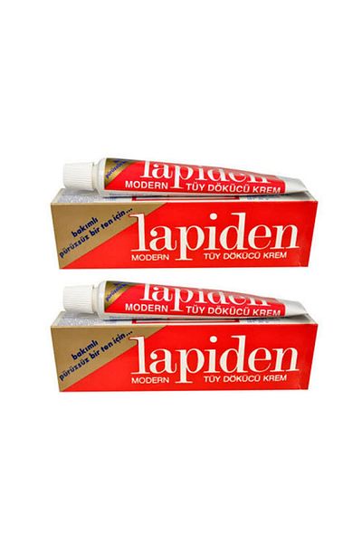 Lapiden Cream Colored Hair Remover - 2 Pieces