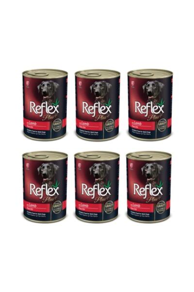 Reflex Reflex Kuzu Yavru Köpek Konserve Mama 400gr X 6 Adet