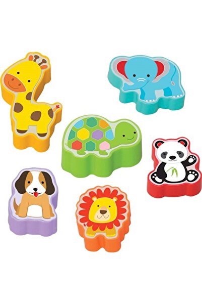 Dede Oyuncak 03431 بولتاك حيوانات لطيفة تعليمية ممتعة 7 قطع