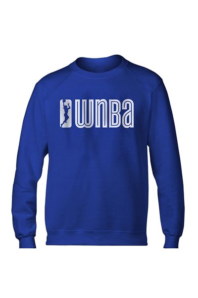 usateamfans Мъжки суитшърт с принт WNBA в син цвят