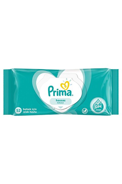 Prima Islak Havlu Sensıtıve 52'li
