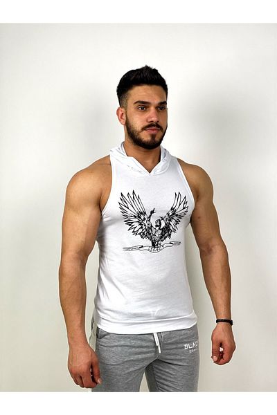 BLACK - Zyzz kapucnis Fitness alsóing