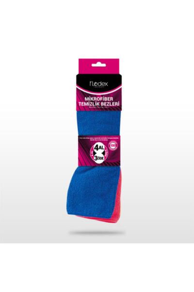 FLODEX قطعة قماش للتنظيف من الألياف الدقيقة اشتري 4 واحصل على 3