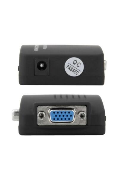 Alfais 4870 Av Rca To Vga Video Çevirici Dönüştürücü Adaptör