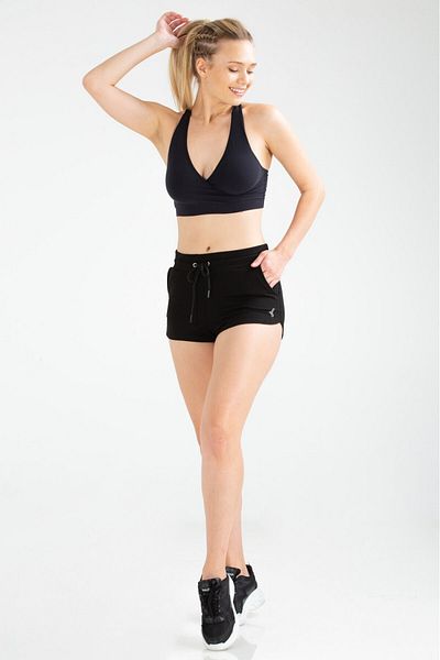speedlife Black Concise Women's Shorts
