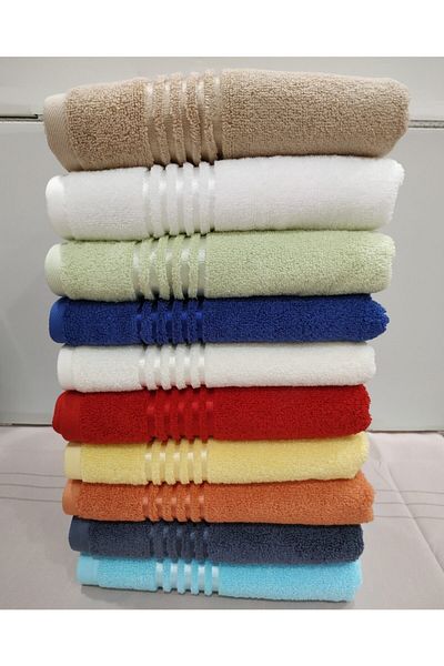Özdilek Belda Hand and Face Towel (10 Pieces) - 50x90 Cm Soft Towel