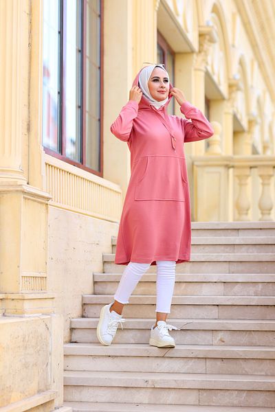 Moylin 1603 Reglan Sleeve Long Tunic