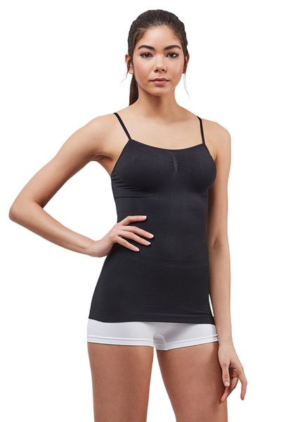 Elite Life Women's Black Ribbed Tank Top